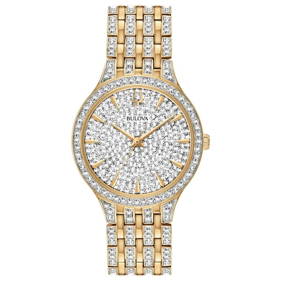 Bulova Women's Phantom Crystal Gold Stainless Steel Watch