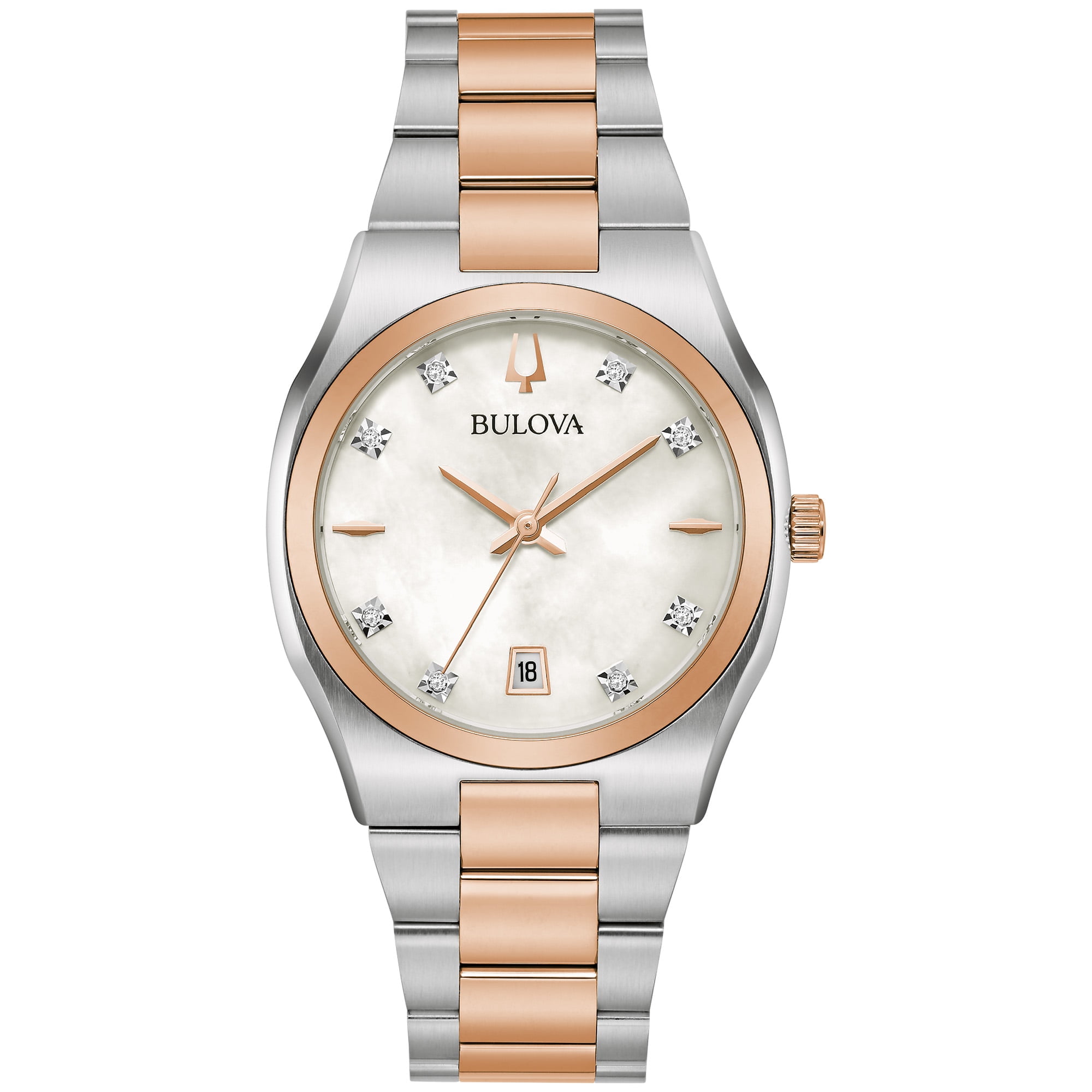 Bulova Women s Stainless Steel Dress Watch 96M126 Walmart