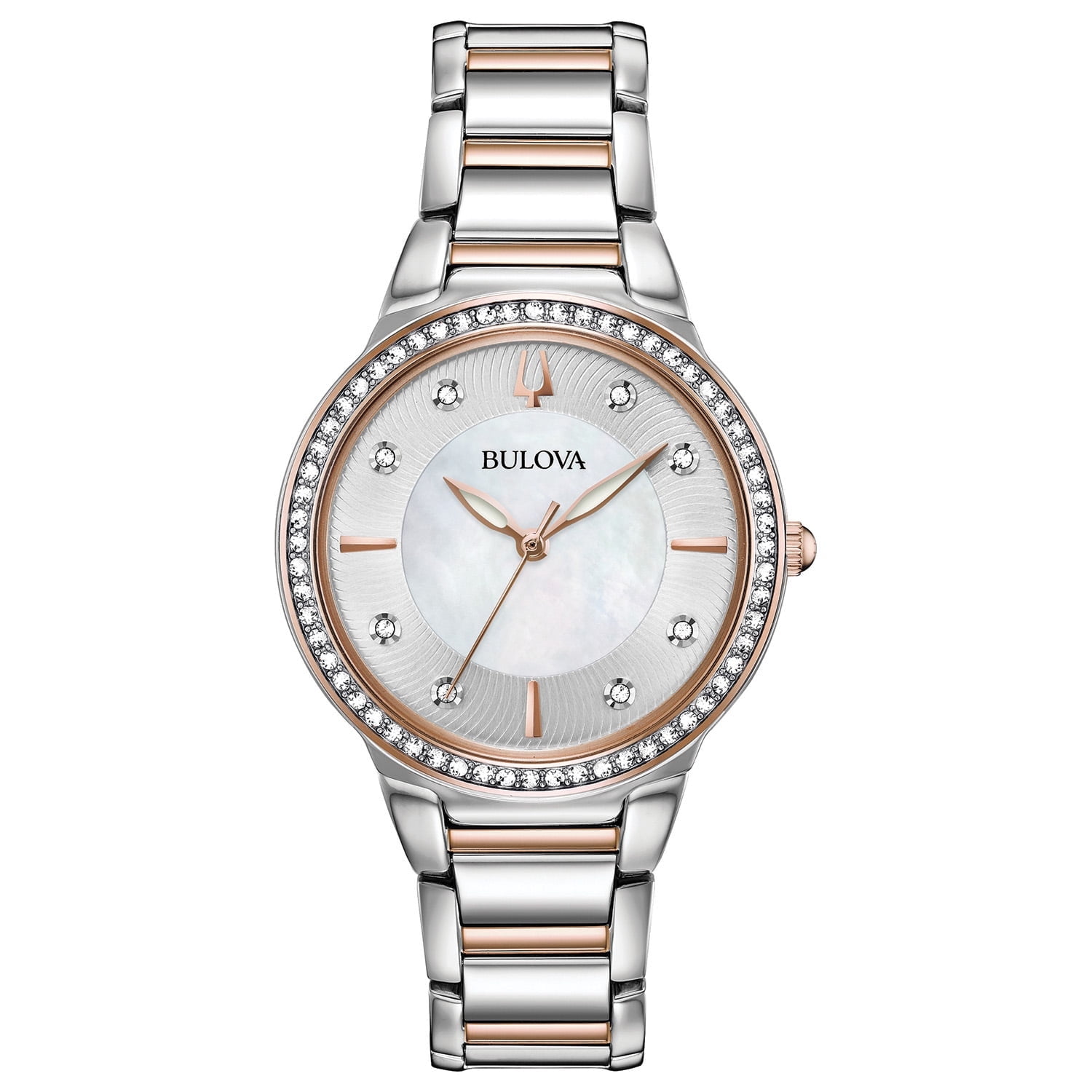 BULOVA Women's Two-Tone Stainless Steel Crystal Watch - 98L258