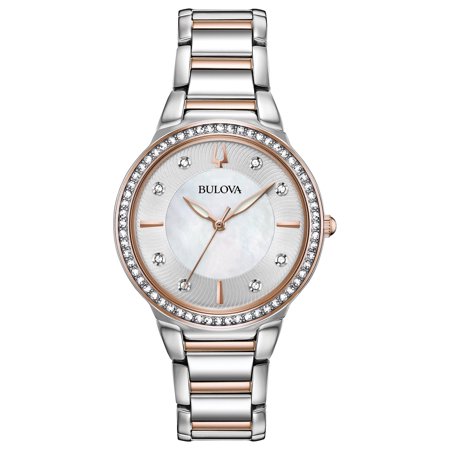 Bulova Women's Two-Tone Stainless Steel Crystal Watch - 98L258
