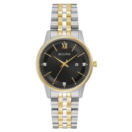 Bulova Women's Two-Tone Diamond Accent Watch - 98P198