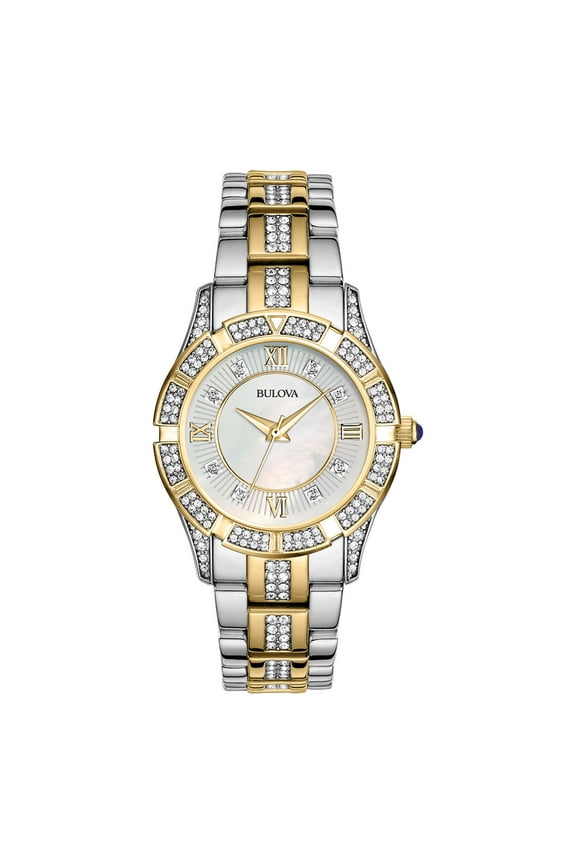 Women's Two Tone Stainless Steel Bracelet Watch 98L135