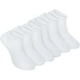 thumbnail image 1 of Bulusorganic Ankle Socks - 100% Organic Cotton Sneaker Socks, Invisible Low Cut, 6-Pack for Women & Men, 1 of 4