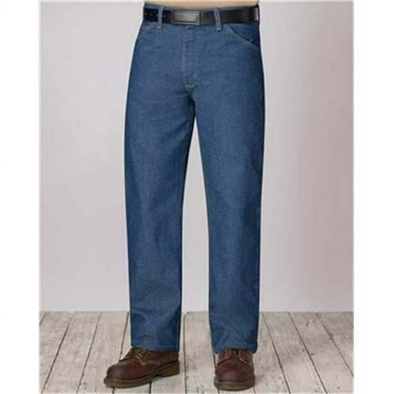 Bulwark B37430251 Flame Resistant Classic Fit Pre-Washed Denim Jean, Denim - Size 30W