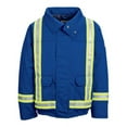 thumbnail image 1 of Bulwark Lined Bomber Jacket with Reflective Trim - Nomex® IIIA JNJT Royal XL, 1 of 1