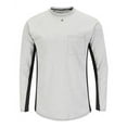 thumbnail image 1 of Bulwark Long Sleeve FR Two-Tone Base Layer with Concealed Chest Pocket - EXCEL FR MPS8 Grey L, 1 of 1
