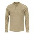 thumbnail image 1 of Bulwark Long Sleeve Henley Shirt- CoolTouch®2 SML2 Khaki 2XL, 1 of 4
