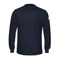 thumbnail image 1 of Bulwark Long Sleeve Lightweight T-Shirt SMT8 Navy 5XL, 1 of 1