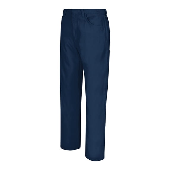 Bulwark - Loose Fit Midweight Canvas Jean - EXCEL FR® ComforTouch® - 8.5 oz. - Color - Navy - 30I - Size - 40W