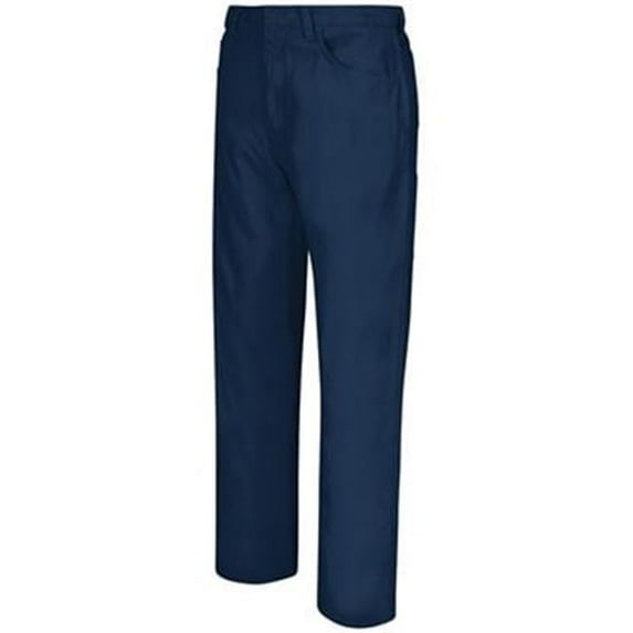 Bulwark Loose Fit Midweight Canvas Jean - EXCEL FR® ComforTouch® - 8.5 oz. - Odd Sizes PLJ6ODD Navy - 34I 35W
