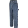 thumbnail image 1 of (Price/Pcs)Bulwark PEJ8 Stone Wash Denim Dungaree-Stonewash-42-Unhemmed, 1 of 4