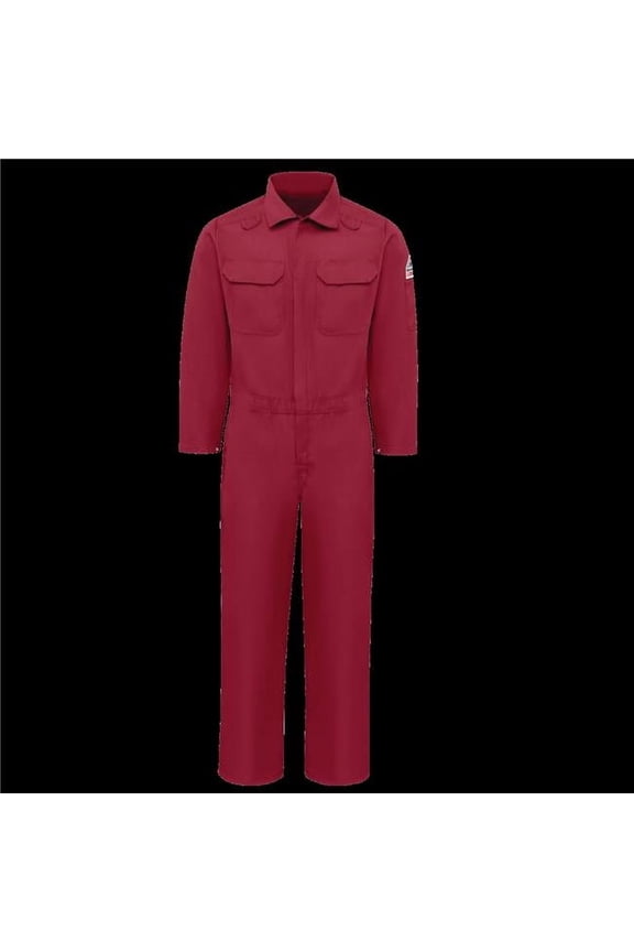 CNB2RD-LN-44 Mens 4.5 oz Deluxe Nomex Coverall, Red - Size 44 - Long
