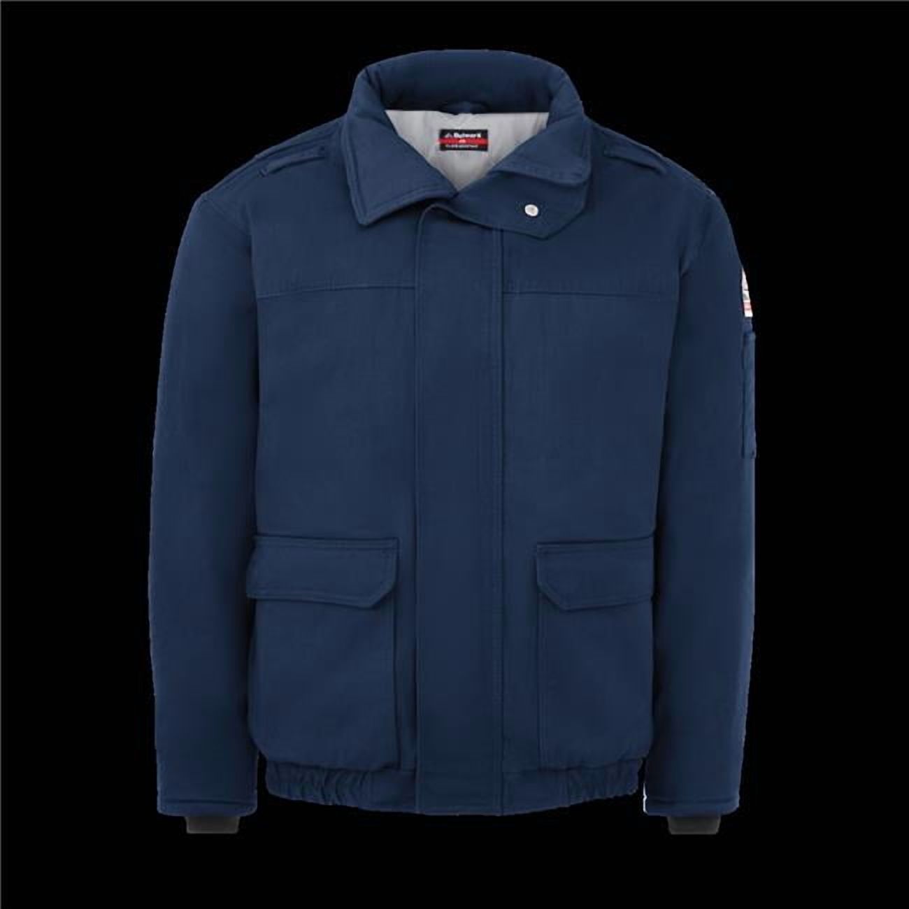 Bulwark JLR8NV-LN-3XL Mens Heavyweight FR Insulated Bomber Jacket