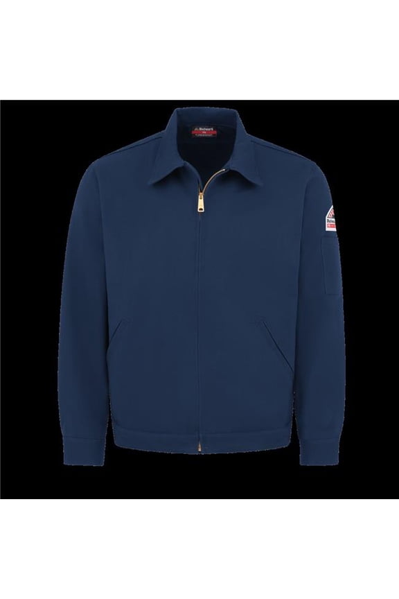 JEL2NV-LN-XL Mens Midweight FR Zip-in Jacket, Navy - Extra Large - Long