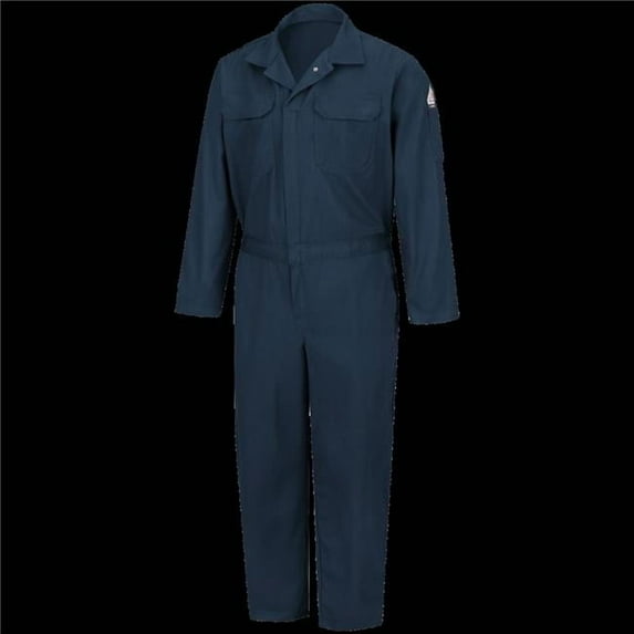 Bulwark CNB6NV-RG-64 Mens Midweight Nomex FR Premium Coverall Dress, Navy - Size 64 - Regular Fit