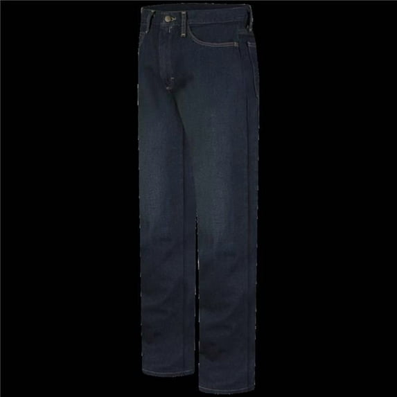 Bulwark PEJMSD-30-27 Mens Straight FR Jeans Pant, Sanded Denim - 30 in. Waist - 27 in. Inseam