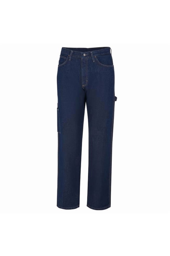 PEJ8DI-48-32 Mens Pre-Washed Dungaree Pant with Insect Shield, Blue Denim - 48 in. Waist - 32 in. Inseam