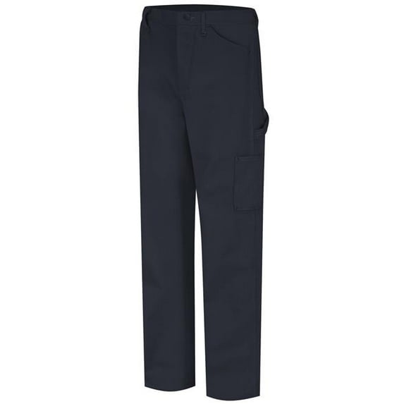Bulwark PLJ8NV-42-34 Mens Midweight FR Dungaree Pant, Navy Duck - Size 42 - 34 in. Inseam