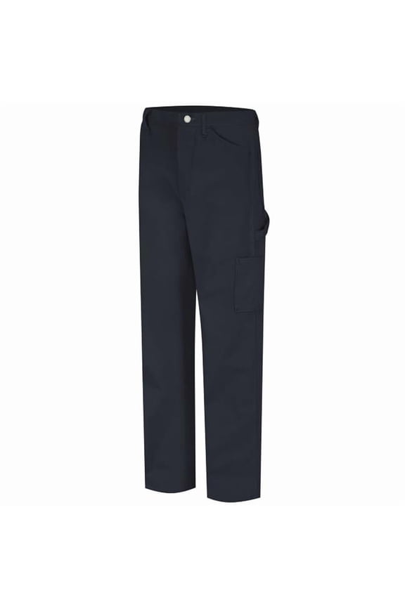 PLJ8NV-34-35 Mens Midweight FR Dungaree Pant, Navy Duck - 34 in. Waist - 35 in. Inseam