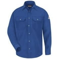 thumbnail image 1 of Bulwark Snap-Front Uniform Shirt - Nomex® IIIA - 4.5 oz. SNS2 Royal Blue L, 1 of 1