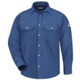thumbnail image 1 of Snap-Front Uniform Shirt - Nomex IIIA - 6 oz. - S / Royal Blue, 1 of 1