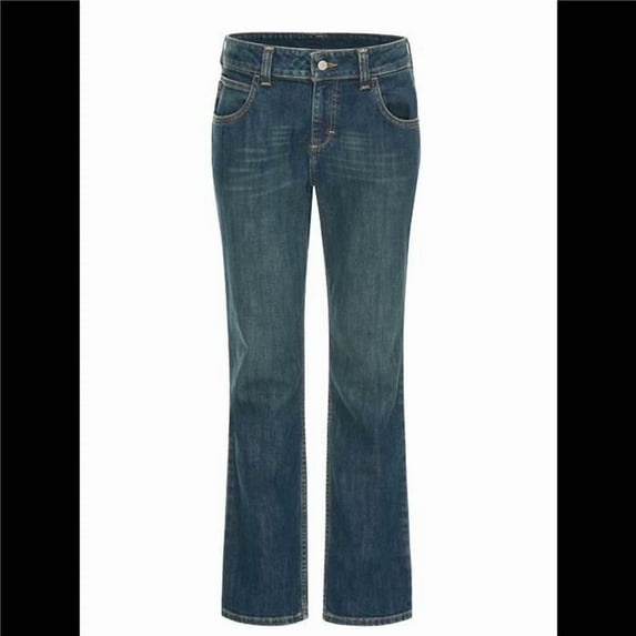 Bulwark PSJCSD-22-24 Womens Curvy Fit Jeans Pant with Stretch, Sanded Denim - Size 22 - 24 in. Inseam