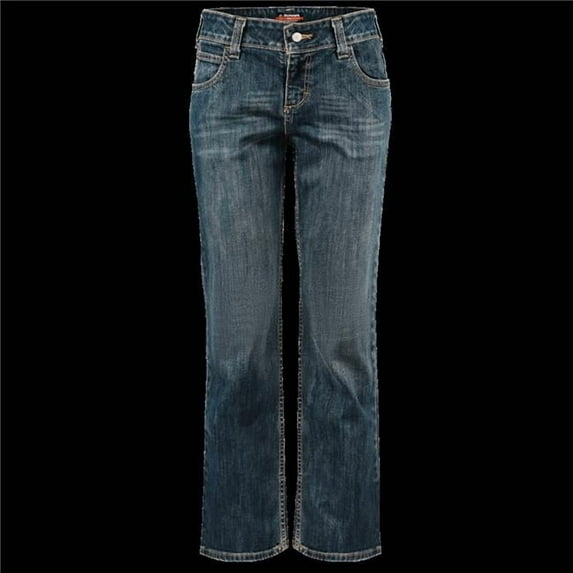 Bulwark PSJMSD-20-33 Womens Straight Fit Jeans Pant with Stretch, Sanded Denim - Size 20 - 33 in. Inseam