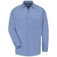 thumbnail image 1 of (Price/Pcs)Bulwark SLW2 Button-Front Work Shirt-Grey-Regular-M, 1 of 1