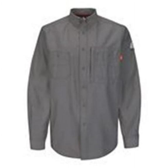 Bulwark iQ Series® Endurance Uniform Shirt Long Sizes QS42L Navy 6XLT