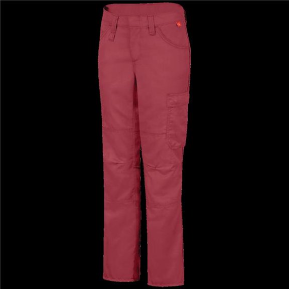 Bulwark QP17RD-18-29 iQ Series Womens Lightweight Comfort Pant, Red - Size 18 - 29 in. Inseam