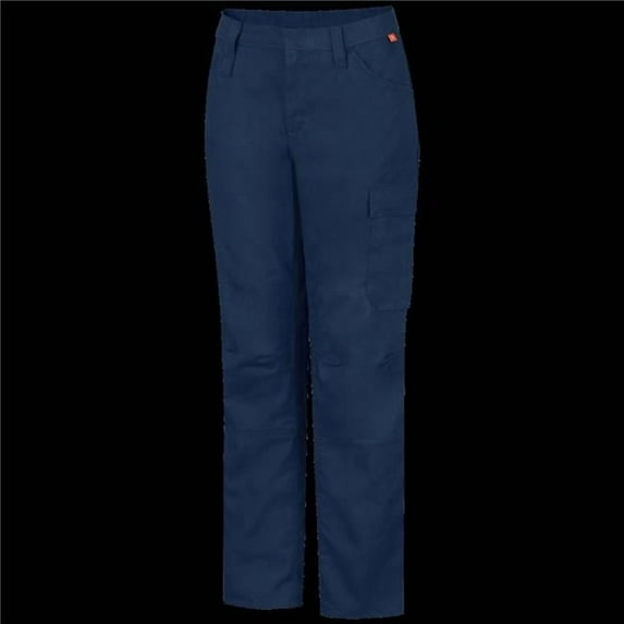 Bulwark QP15NV-22-34U iQ Series Womens Lightweight Comfort Pant with Insect Shield, Navy - Size 22 - 34 in. Unhemmed Inseam
