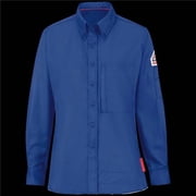 Bulwark QS23RB-RG-XS iQ Series Womens Lightweight Comfort Woven Shirt, Royal Blue - Extra Small - Regular Fit