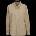 thumbnail image 1 of Bulwark QS53KI-RG-XS iQ Series Womens Lightweight Comfort Woven Shirt with Insect Shield, Khaki - Extra Small - Regular Fit, 1 of 1