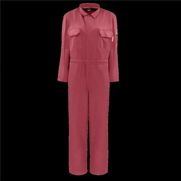 Bulwark QC23RD-RG-XS iQ Series Womens Midweight Mobility Coverall, Red - Extra Small - Regular
