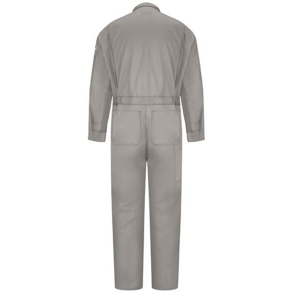 Bulwark CLD6GY-SH-48 Mens Lightweight Excel FR ComforTouch Deluxe Coverall Dress, Gray - Size 48 - Short Fit