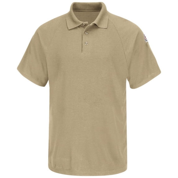 Bulwark Classic Short Sleeve Polo - CoolTouch®2 SMP8 Khaki 3XL