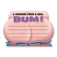 thumbnail image 1 of Bum Note Pad, 1 of 1