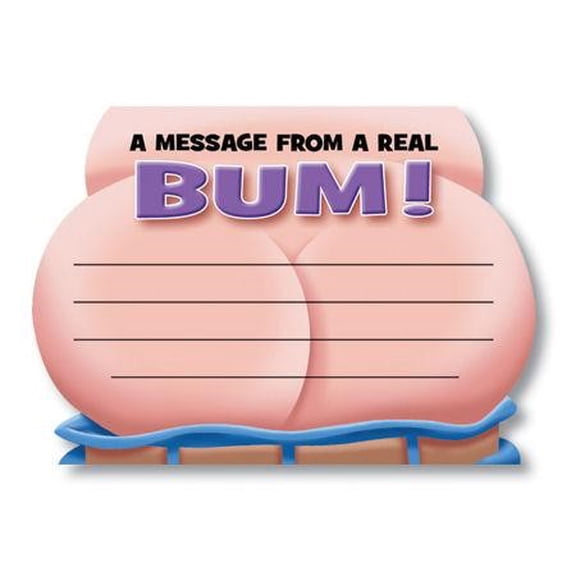 Bum Note Pad