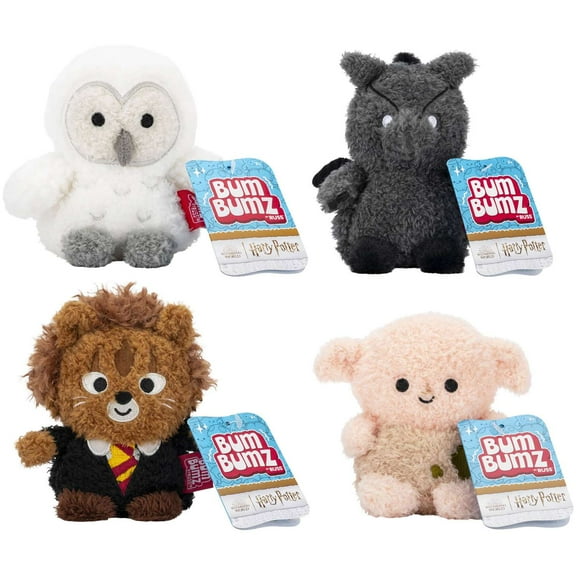 BumBumz 4.5-in Warner Brothers Harry Potter Bumz Plush 4pcs Collectible Toy New