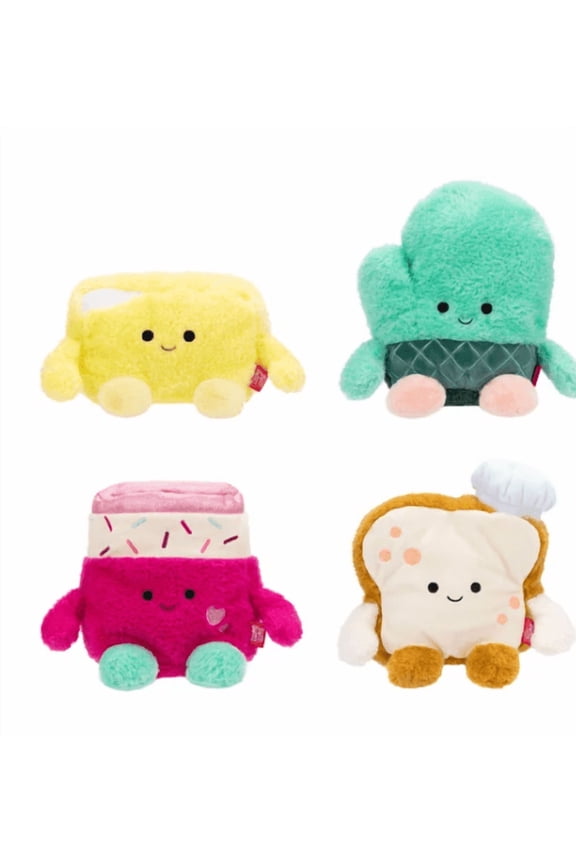 7.5-inch Plush BakerBumz, Omar, Barb, Jamal and Bubba