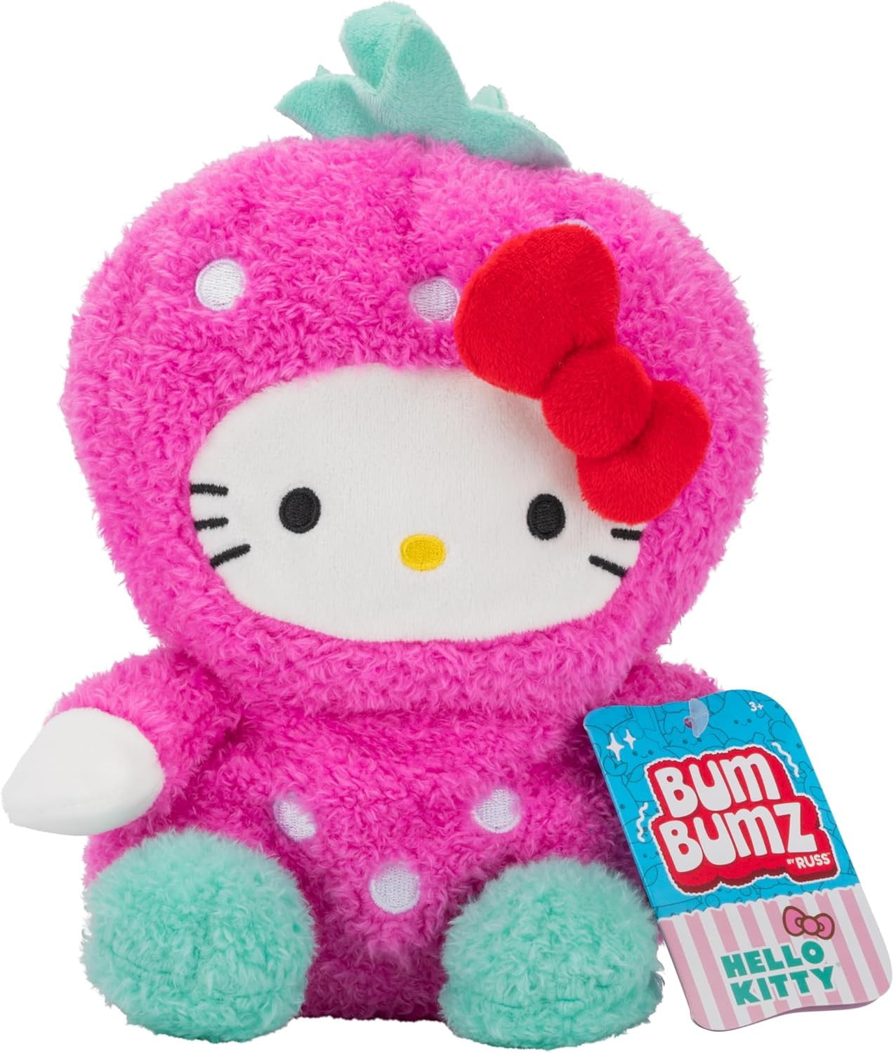 BumBumz Sanrio Hello Kitty Plush (Strawberry) - Walmart.com