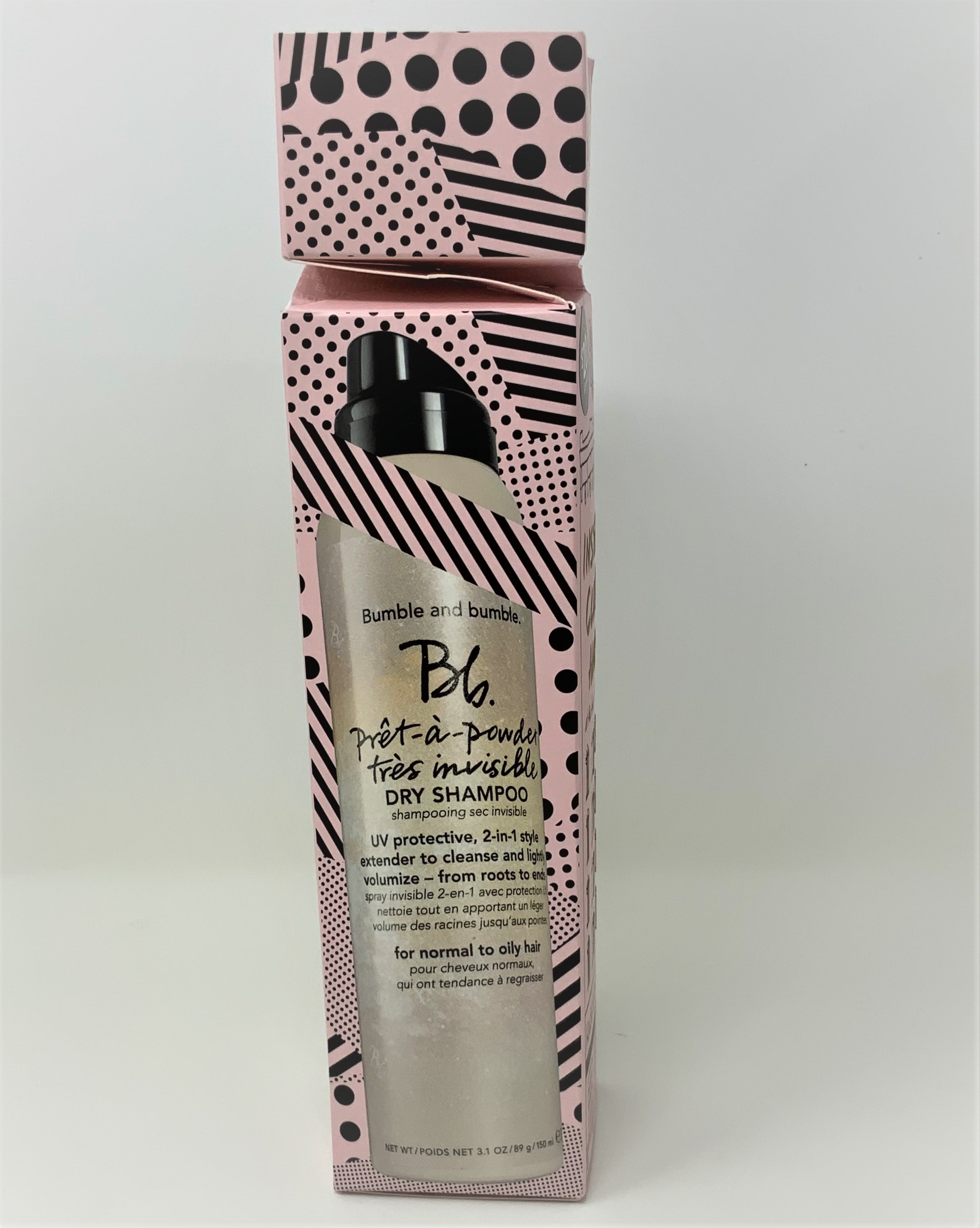 Bumble And Bumble Instant Clean Hair 1 Pret a Powder Tres Invisible  Dry Shampoo 3.1 oz / 1 Hairdresser's  invisible Oil .34 fl oz