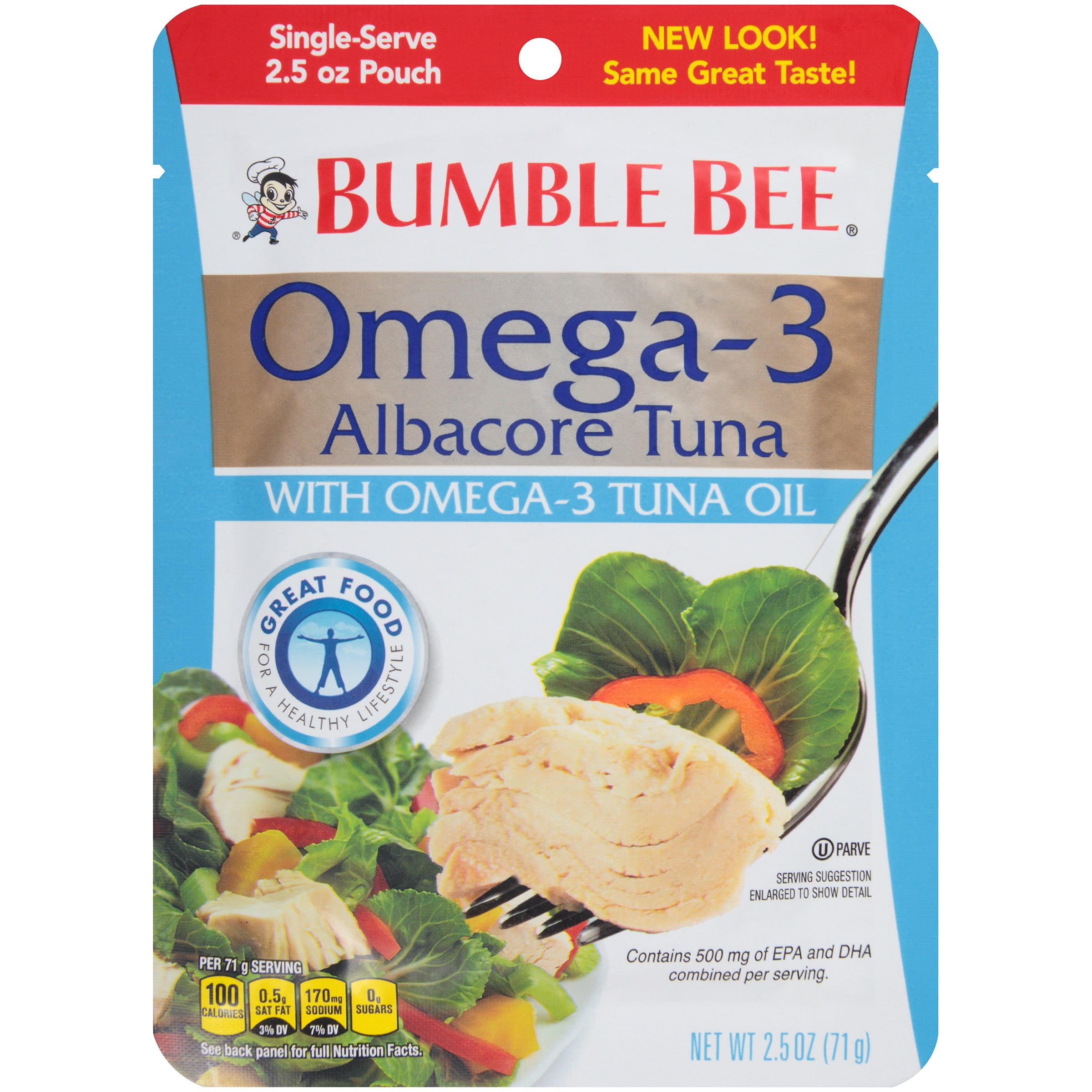 Bumble Bee Albacore Tuna with Omega3 Tuna Oil, 2.5 oz