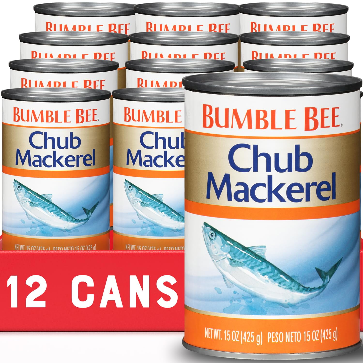 Bumble Bee Chub Mackerel, Canned Mackerel, High Protein, Keto Food