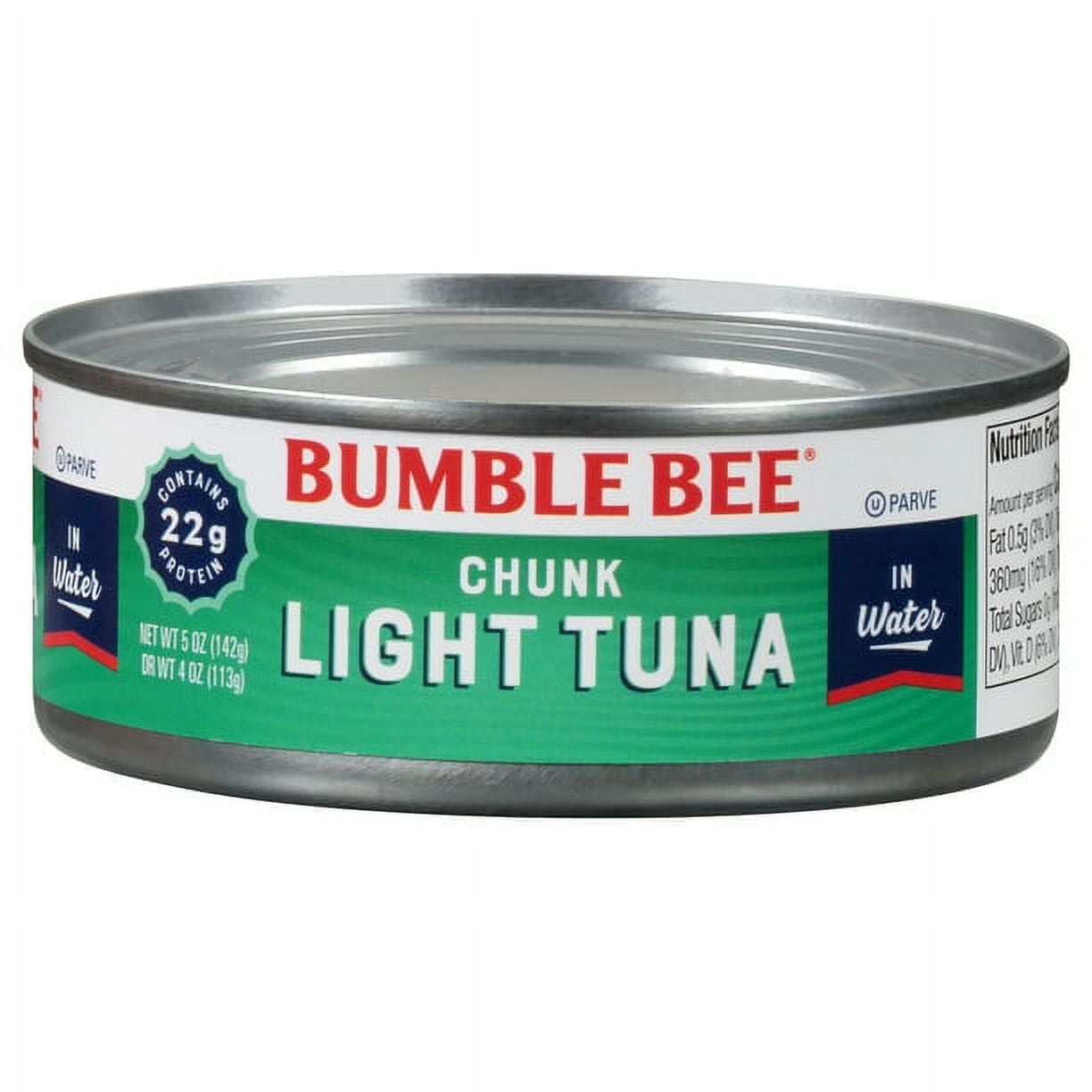 Bumble Bee Chunk Light Tuna in Water 5 oz. 12 Ct.