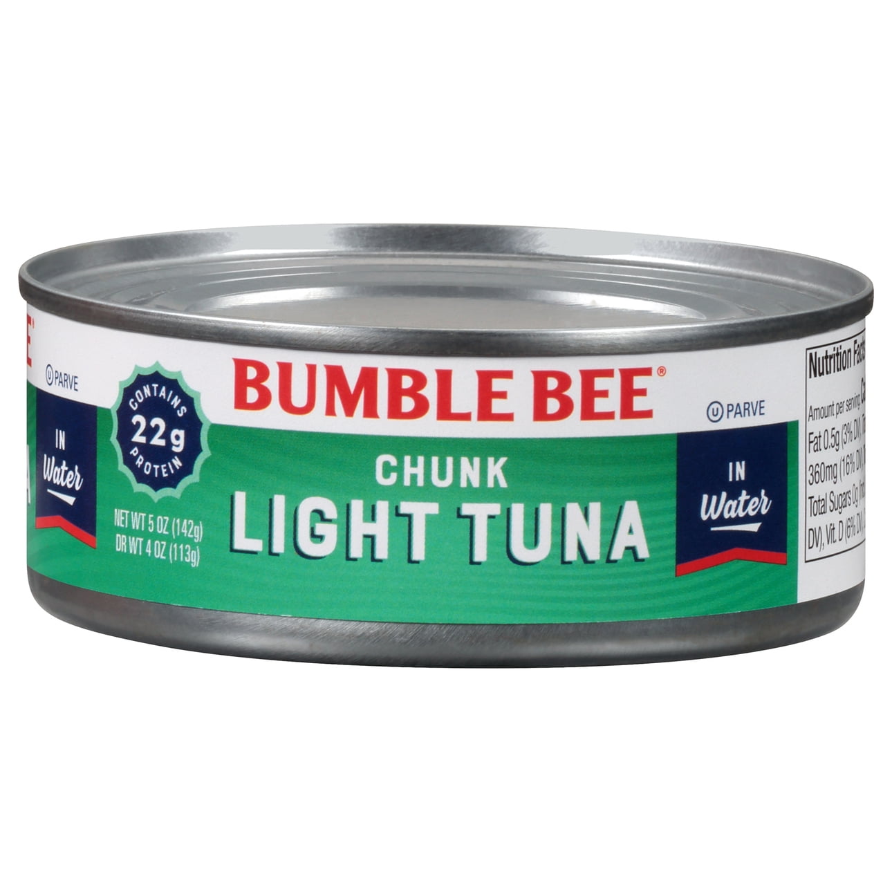 Bumble Bee Chunk Light Tuna In Water, 5 Oz Can - Walmart.com