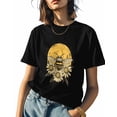 thumbnail image 1 of Bumble Bee Daisy Womens Tshirt Graphic Tees Cotton Crew Neck T-Shirts, Casual Short Sleeve Shirts for Women Teen Girl Vintage Flower, 1 of 3