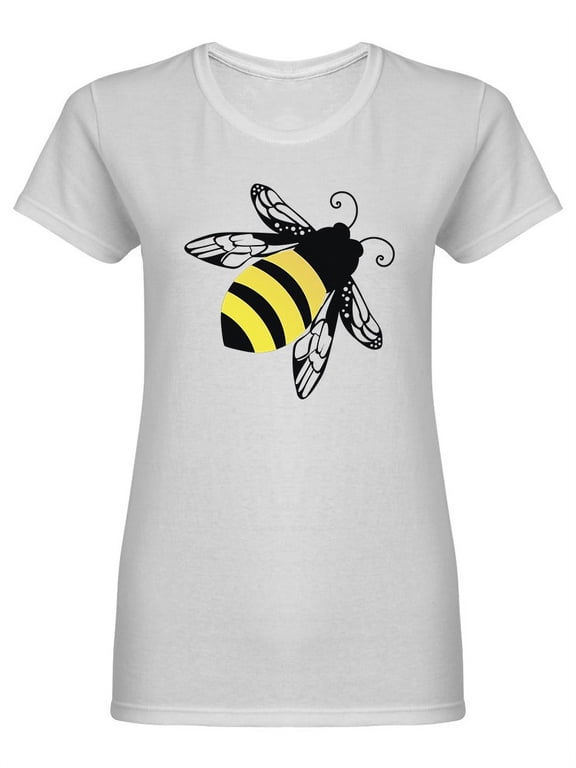 Bumble Bee Design Shaped T-Shirt Women -Image by Shutterstock, Female Large
