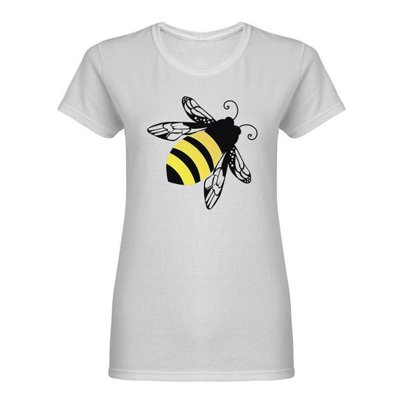 Bumble Bee Design Shaped T-Shirt Women -Image by Shutterstock, Female x-Large