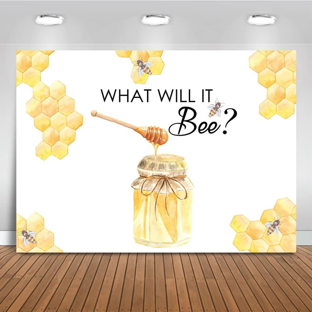 Bumble Bee Gender Reveal Backdrop What Will It Bee Background